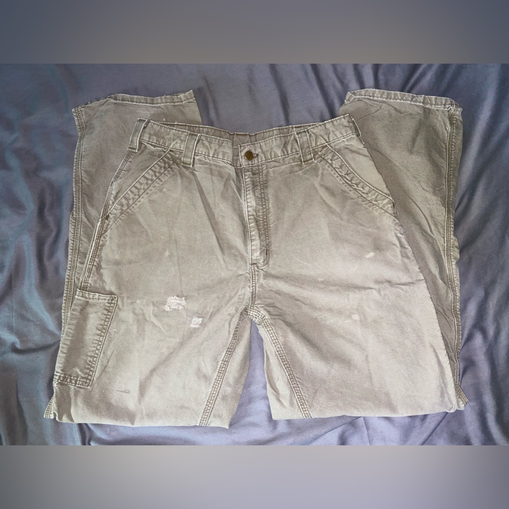Men’s Carhartt Cargo Pants Loose Original Fit Size 34x34
